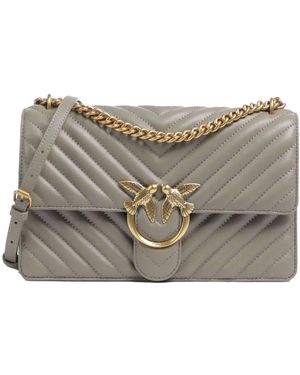 Pinko Umhängetaschen Beige - Grau