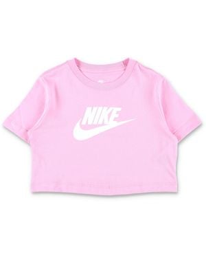 Nike Girls' Short-Sleeve T-Shirt - Pink