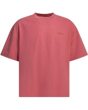 Carhartt "Benton" Crewneck T Shirt - Pink