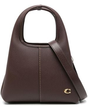COACH Lana 23 Lederen Hobo -tas - Bruin