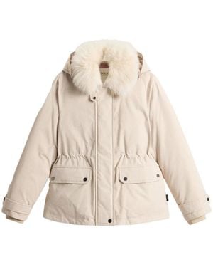 Woolrich Arctic Parka Coat - Natural