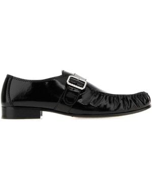 Marni Leather Loafers - Black
