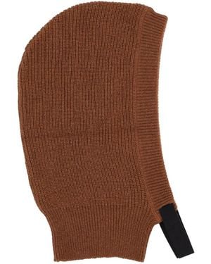 Margaret Howell Knitted Hood - Brown