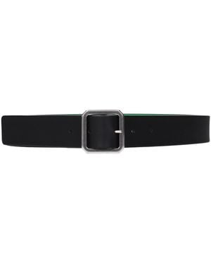 Bottega Veneta Belt Leather/Parakeet - Black