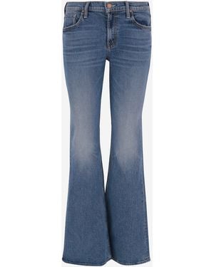 Mother Stretch Cotton Blend Jeans - Blue