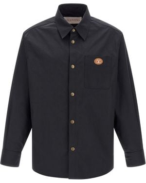 Valentino Garavani 'V Detail' Jacke - Blau