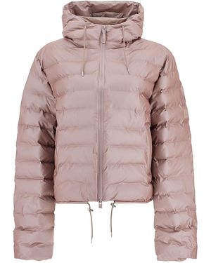 Rains Regen Lohja Short Unisex Pufferjacke - Pink