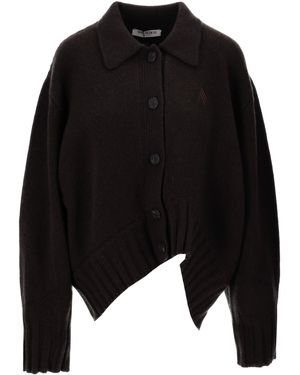 The Attico Het Attico Vest Wol Cachemire - Zwart