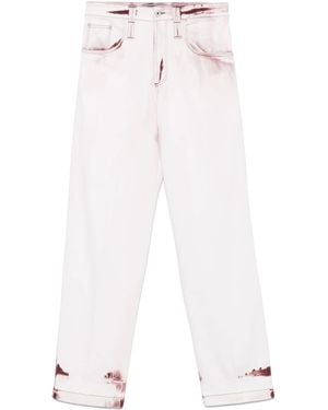 FEDERICO CINA Regular 5 Pocket Denim - White