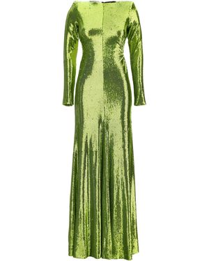 Philosophy Filosofie Pailletten Lange Jurk - Groen