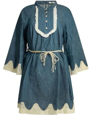 Zimmermann "awaken" Korte Jurk - Blauw