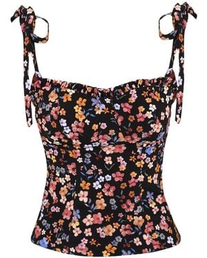 Mar De Margaritas Top - Black