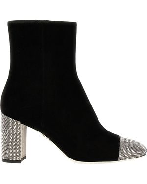 Rene Caovilla Bonnie Stiefeletten 85Mm - Schwarz