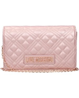 Love Moschino Polyurethane Bag/Dusty - Pink