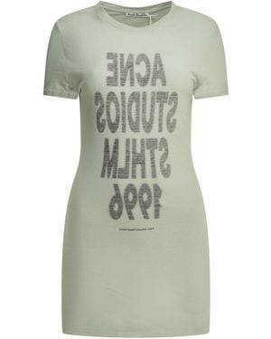 Acne Studios Organic Cotton T-Shirt - Green
