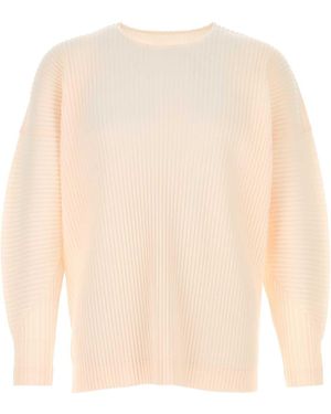 Homme Plissé Issey Miyake Polyester T Shirt - White
