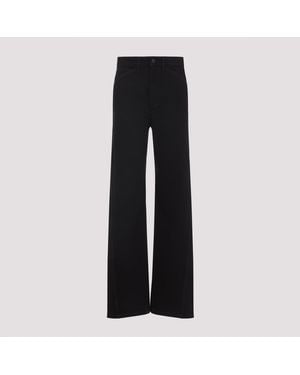 Lemaire Twisted Cotton Pants - Black