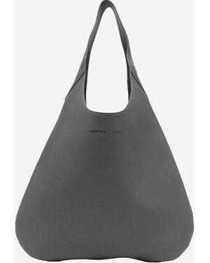 Carven Tommaso Leather Bag - Black
