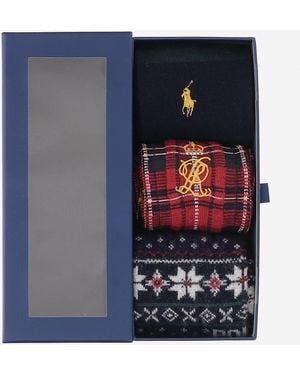 Polo Ralph Lauren Wool Blend Socks - Blue