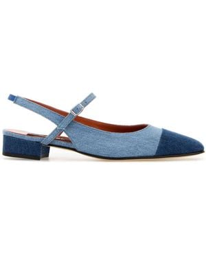 CAREL PARIS Fabrics Slingback 12 - Blue