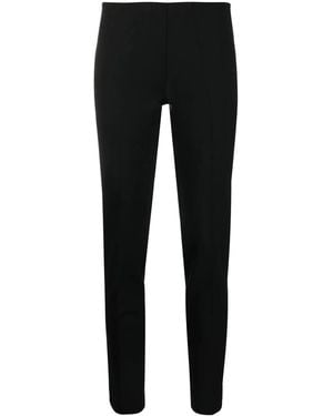 P.A.R.O.S.H. P.A.R.O..H. Mid-Rise Tapered Virgin Wool Pants - Black