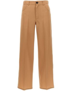 Jil Sander Lose Beinhosen - Natur