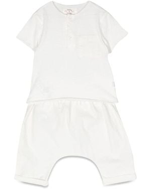 Teddy & Minou T Shirt And Trousers Suit - White