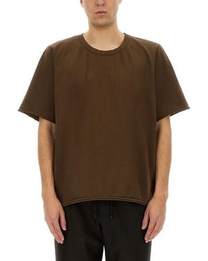 Uma Wang Cotton T Shirt - Brown