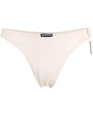 Jacquemus Le Bas De Maillot Bikinihöschen - Weiß