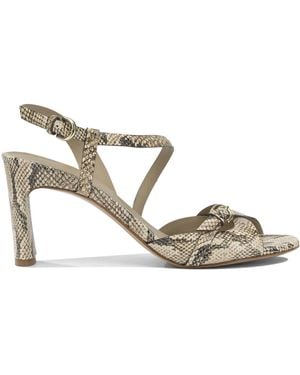 Roberto Del Carlo Calf Leather Leather Sandals - Metallic