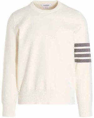 Thom Browne 4 Bar' Sweater - Weiß