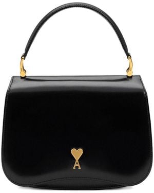 Ami Paris Paris Paris Schultertasche - Schwarz