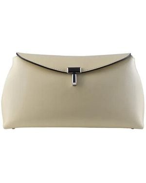 TOTEME T Lock Clutch - Natural