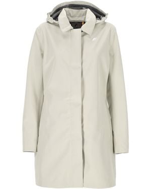 K-Way Mathy Bonded Jacke - Weiß