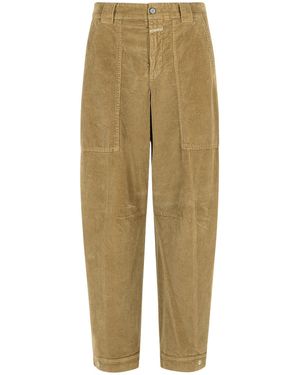 Closed 'Rhannon' Argila Cotton Trousers - Natural