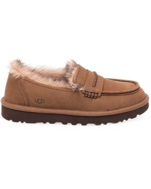 UGG W Ellis Nubuck Loafer - Brown