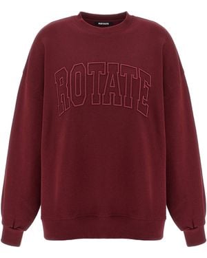 ROTATE BIRGER CHRISTENSEN Roteer Birger Christensen 'heavy Sweat' Sweatshirt - Rood