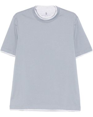 Brunello Cucinelli Katoenen T-shirt - Grijs