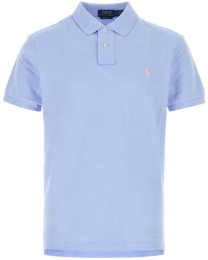 Polo Ralph Lauren Powder Cotton Polo Shirt - Blue