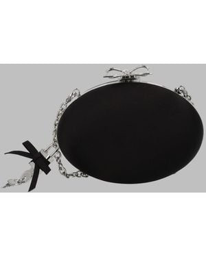 Self-Portrait Mini Clutch Bag - Black
