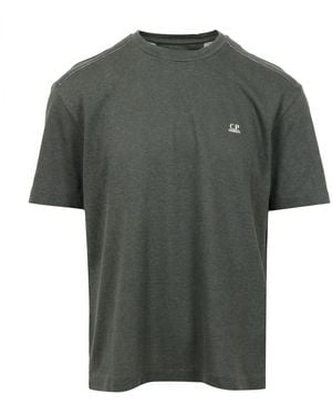 C.P. Company T Shirts And Polos Gun Metal - Green