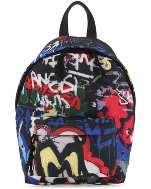 Vetements Vemets imprimé en nylon mini sac à dos - Rouge