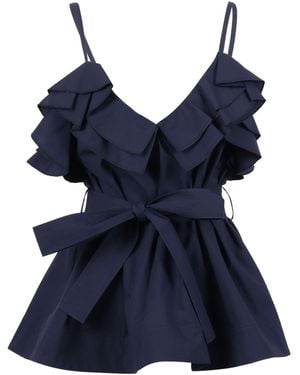 P.A.R.O.S.H. Blusa Canyox26 - Blau
