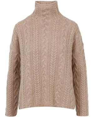 Max Mara Jerséis Beige - Marrón