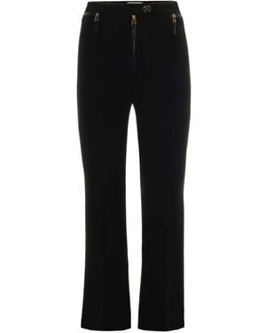 Elisabetta Franchi Broek Met Ritssluiting - Zwart