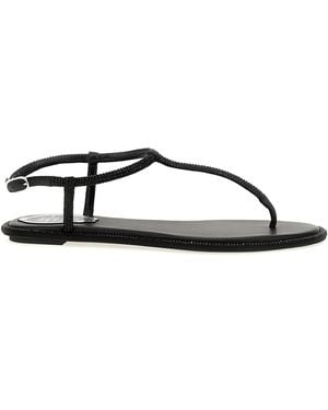 Rene Caovilla 'Diana' Sandalen - Schwarz