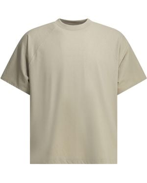 Goldwin Camiseta "Helicoidal" con cuello redondo - Blanco