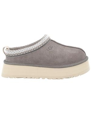 UGG Leather-Textile Flat - Grey