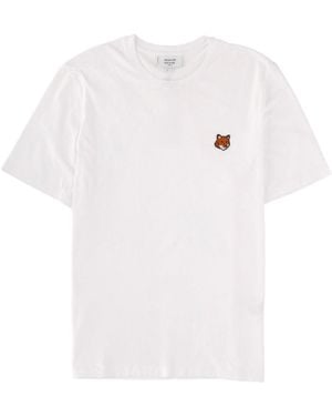 Maison Kitsuné T Shirt "Fox Head" - White
