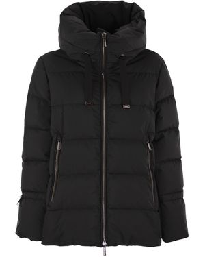 Moorer GADIA STP -Jacke mit Kapuzed nach unten - Schwarz